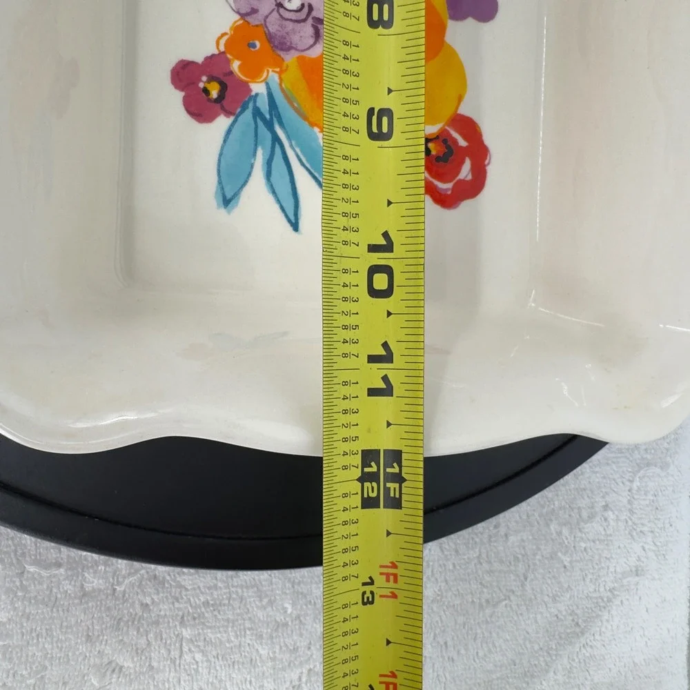 The Pioneer Woman Breezy Blossom Rectangular Baker Floral Stoneware Casserole